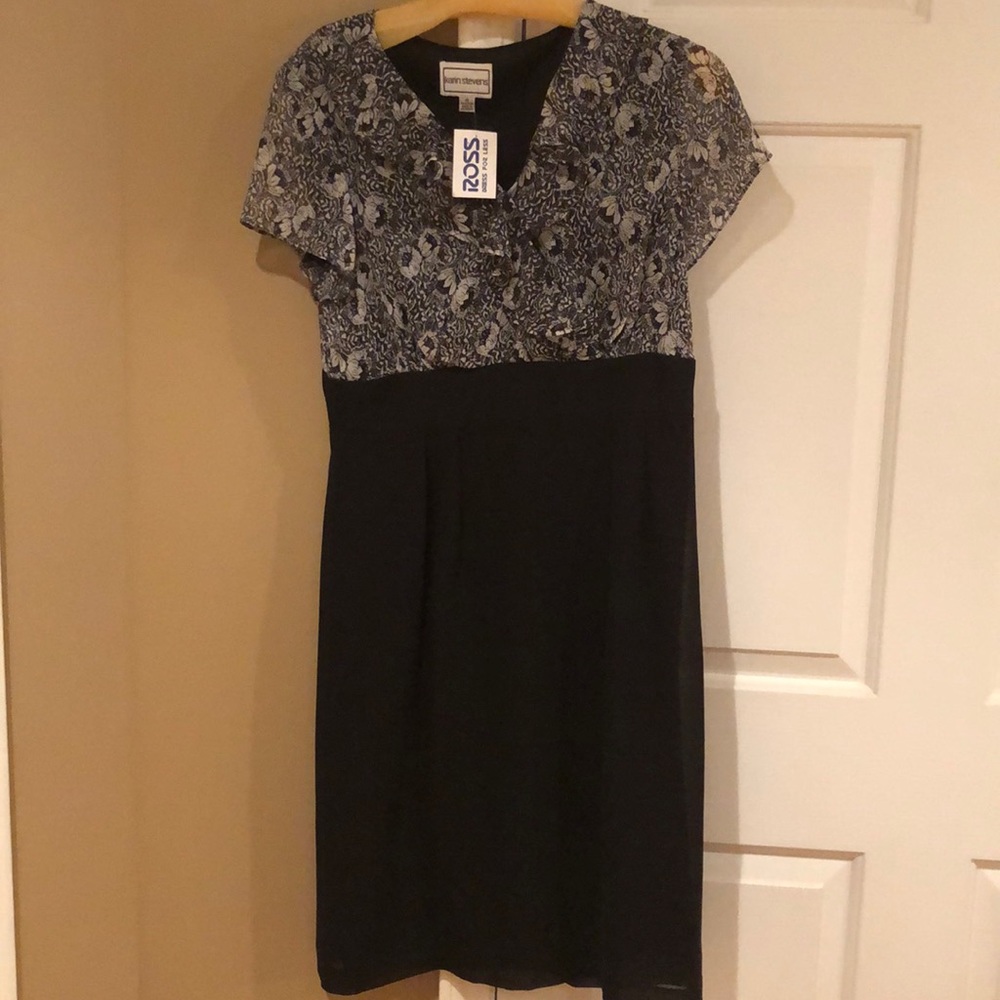 Lined Chiffon Ruffle Dress Sz 10 NWT